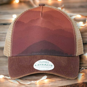 Mountain Sunset Trucker Hat