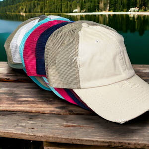 Mesh High Ponytail Baseball Caps - Choose your Color