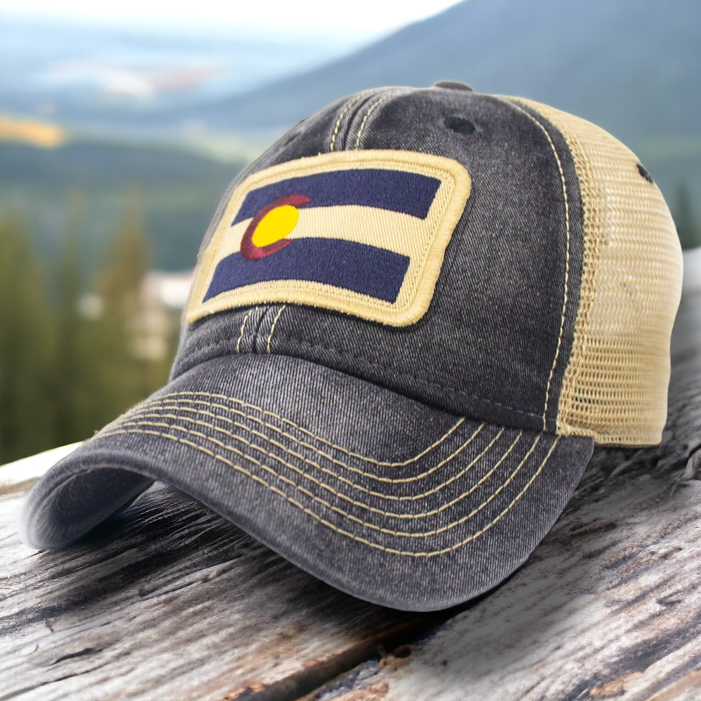 Colorado Flag Patch Trucker Hat