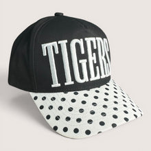 Load image into Gallery viewer, Tigers Black and White Polka Dot Cap