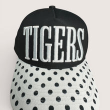 Load image into Gallery viewer, Tigers Black and White Polka Dot Cap