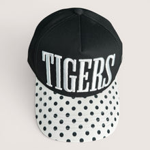 Load image into Gallery viewer, Tigers Black and White Polka Dot Cap