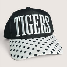 Load image into Gallery viewer, Tigers Black and White Polka Dot Cap