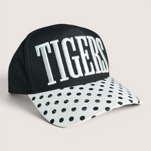 Load image into Gallery viewer, Tigers Black and White Polka Dot Cap