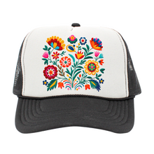 Load image into Gallery viewer, Vibrant Flowers Trucker Hat