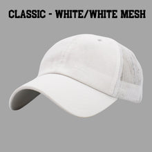 Load image into Gallery viewer, Classic Mesh Trucker Cap - No Distressing - 8 colors