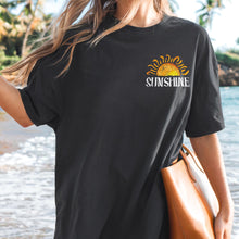 Load image into Gallery viewer, Soul Full of Sunshine Graphic Tee: Vintage Style Boho T-Shirt