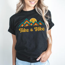Load image into Gallery viewer, Take a Hike, Black T-shirt, Graphic Tee, Adventure Hiking Shirt