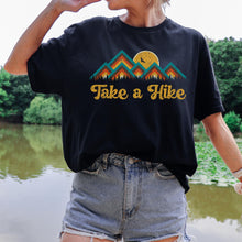 Load image into Gallery viewer, Take a Hike, Black T-shirt, Graphic Tee, Adventure Hiking Shirt