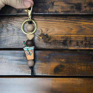 Iced Coffee Keychain