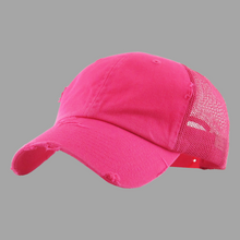 Load image into Gallery viewer, Low Profile and Unstructured Trucker Hat, Mesh back, Unisex