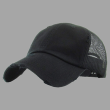 Load image into Gallery viewer, Low Profile and Unstructured Trucker Hat, Mesh back, Unisex