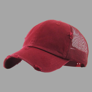 Low Profile and Unstructured Trucker Hat, Mesh back, Unisex