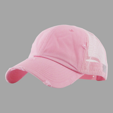 Load image into Gallery viewer, Low Profile and Unstructured Trucker Hat, Mesh back, Unisex