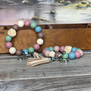 Surfside Silicone Wristlet Keychain