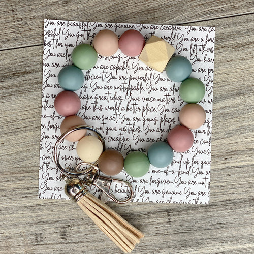Surfside Silicone Wristlet Keychain
