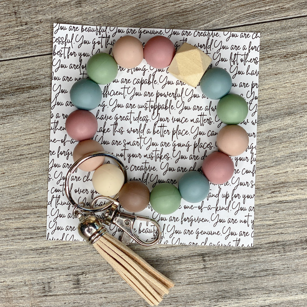 Surfside Silicone Wristlet Keychain
