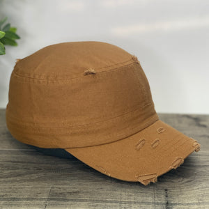 mustard cadet hat