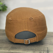 Load image into Gallery viewer, back of mustard cadet hat