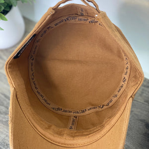 inside of mustard cadet hat