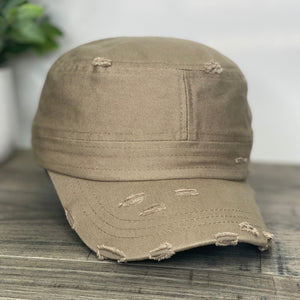 khaki cadet hat