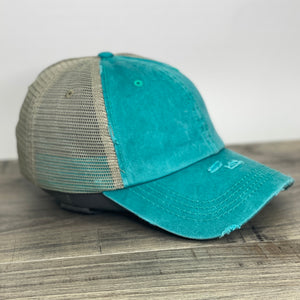 Mesh High Ponytail Baseball Caps - Choose your Color