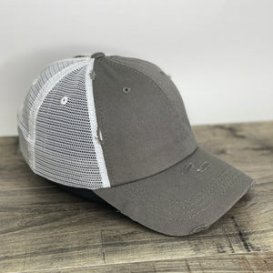 Mesh High Ponytail Baseball Caps - Choose your Color