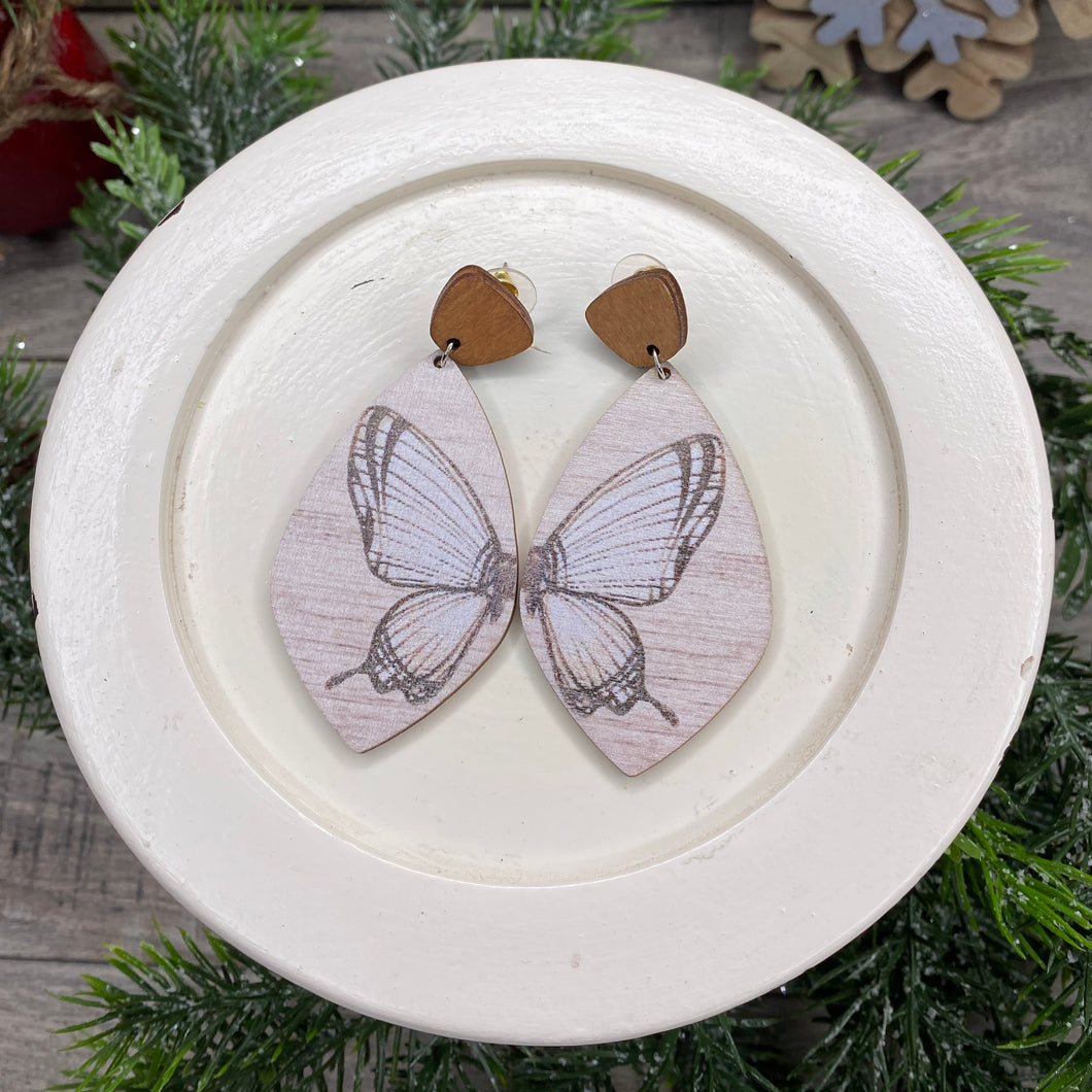 Simple Butterfly Earrings