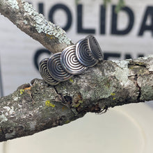 Load image into Gallery viewer, Silver Adjustable Ring, Connected Circles