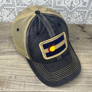 Colorado Flag Patch Trucker Hat