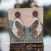 Load image into Gallery viewer, Colorful Butterfly Earrings