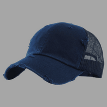 Load image into Gallery viewer, Low Profile and Unstructured Trucker Hat, Mesh back, Unisex