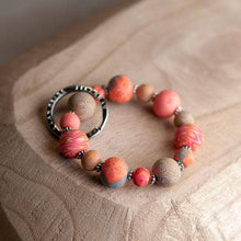 Load image into Gallery viewer, Small Coral Crush Small Wrist Keychain