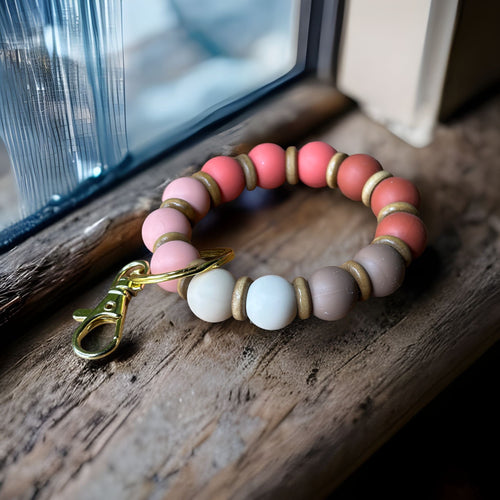 Sunset Chaser Stretchy Wristlet Keychain