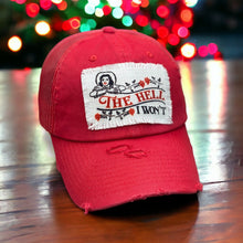 Load image into Gallery viewer, The Hell I Won&#39;t, Red Low Profile Snapback Trucker Hat