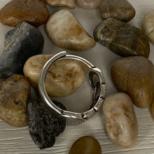 Load image into Gallery viewer, Silver Adjustable Ring, Connected Circles