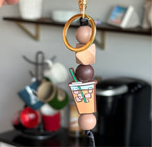 Load image into Gallery viewer, Iced Coffee Keychain