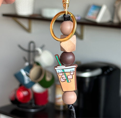 Iced Coffee Keychain