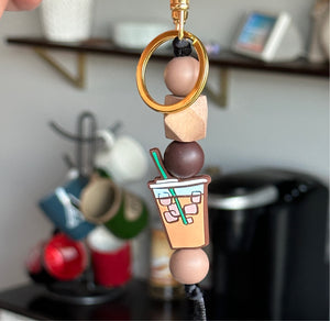 Iced Coffee Keychain