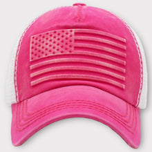 Load image into Gallery viewer, American Flag Mesh Baseball Cap