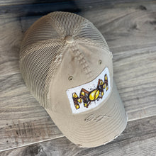 Load image into Gallery viewer, Softball Mom Raggy Patch Trucker Hat